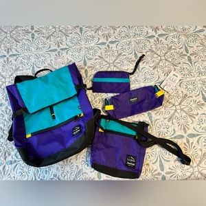 Limited edition LLBean x Flowfold Set! Backpack, crossbody, organizer, wristlet.
